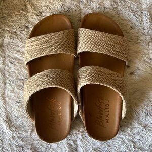 Blowfish Malibu Women's Woven Tan Sandals
